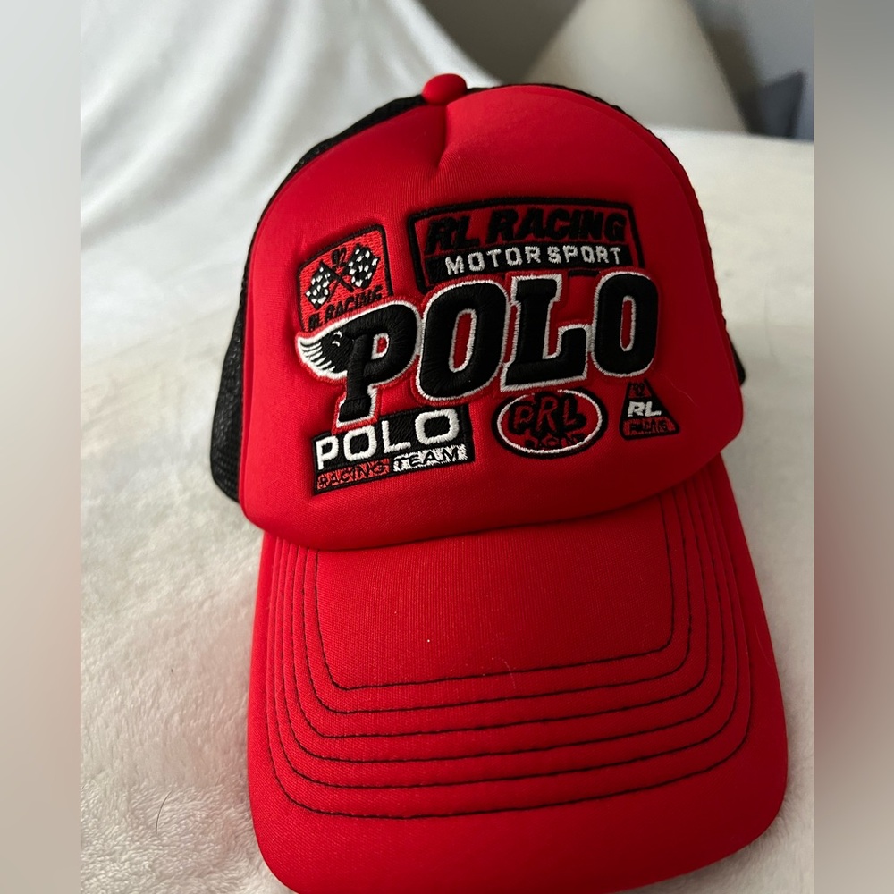 Polo by Ralph Lauren Red Racing Cap